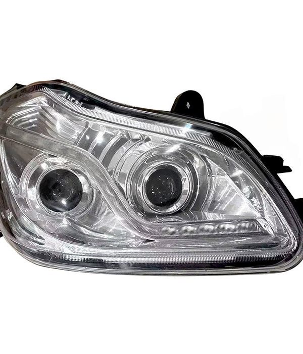 RH Headlight LED Projector with stripe Chrome KW T680 2013-2021