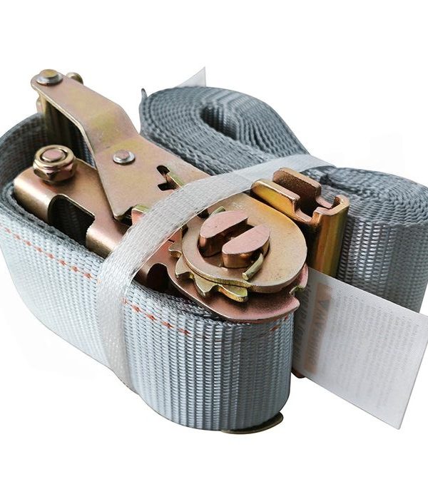 2In*16Ft E-Track Strap With Ratchet 4400 Ib Breaking Strength Color In Grey